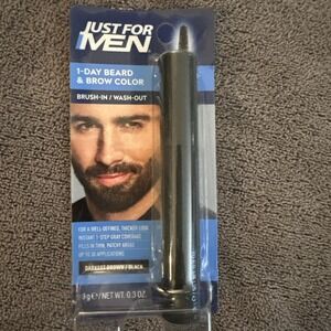Just For Men 1 Day Beard And Brow Color‎ Darkest Brown Black